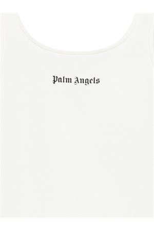 body in tessuto bianco PALM ANGELS KIDS | PGBD00CS26FLE001002